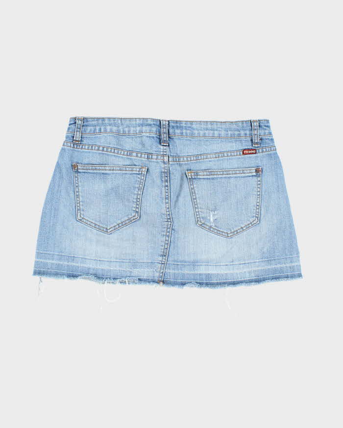 Vintage Y2k 00s Makers Of True Originals Denim Mini Skirt - S