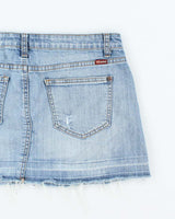 Vintage Y2k 00s Makers Of True Originals Denim Mini Skirt - S