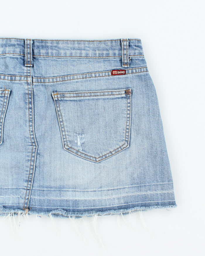 Vintage Y2k 00s Makers Of True Originals Denim Mini Skirt - S