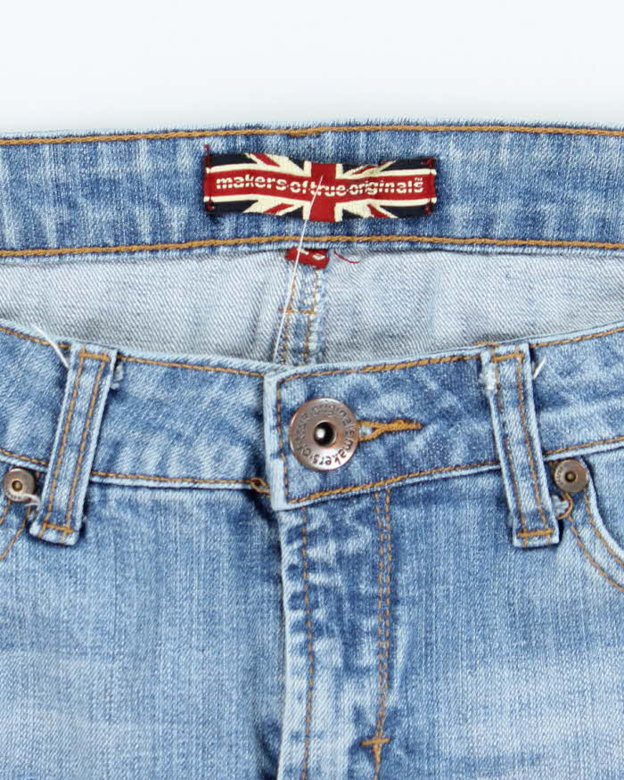Vintage Y2k 00s Makers Of True Originals Denim Mini Skirt - S