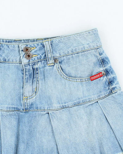 Vintage Y2k 00s Guess Denim Mini Skirt - XS