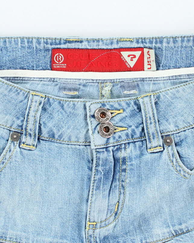 Vintage Y2k 00s Guess Denim Mini Skirt - XS