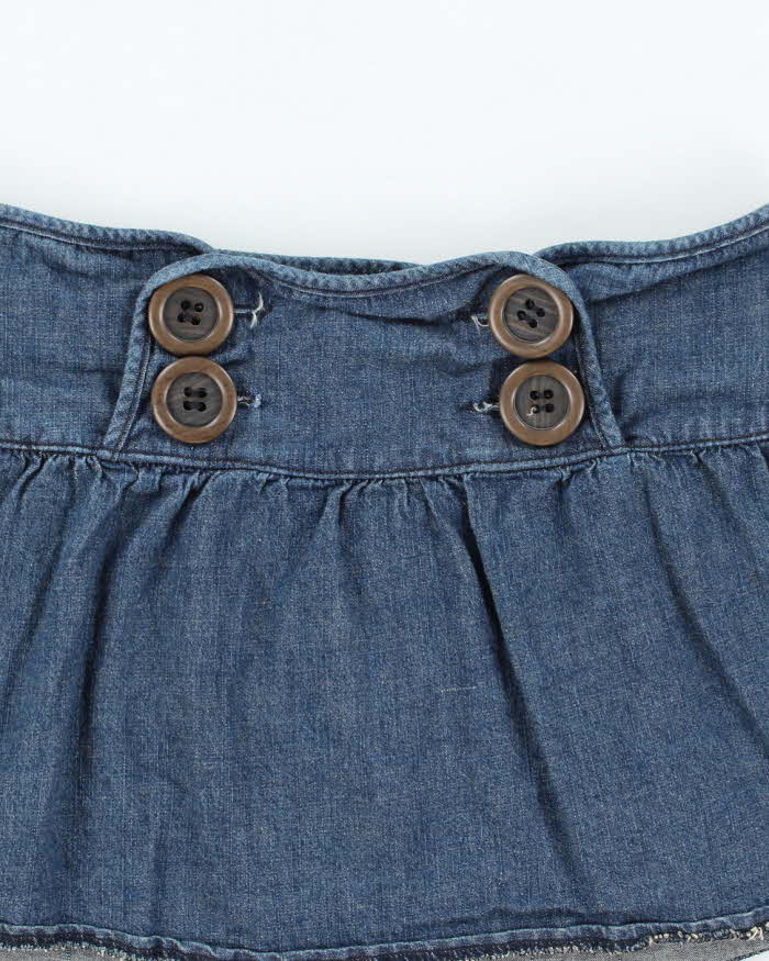 Vintage Y2k 00s Urban Heritage Denim Mini Skirt - XS