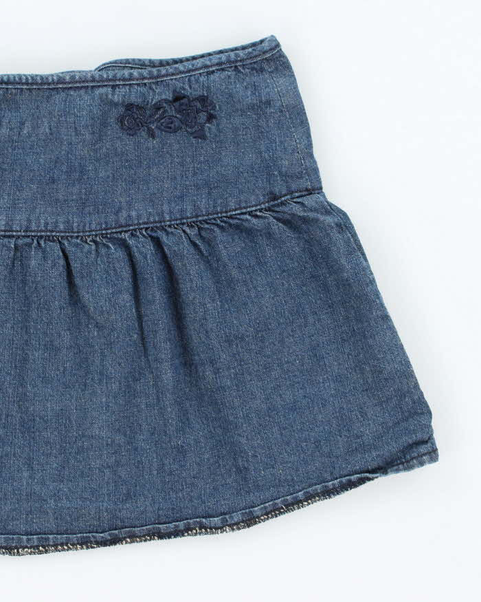 Vintage Y2k 00s Urban Heritage Denim Mini Skirt - XS