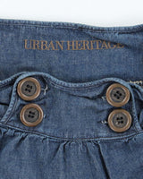 Vintage Y2k 00s Urban Heritage Denim Mini Skirt - XS