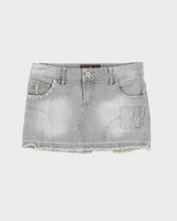 Vintage Y2k 00s Duchesse Denim Mini Skirt - S
