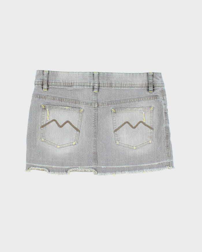 Vintage Y2k 00s Duchesse Denim Mini Skirt - S