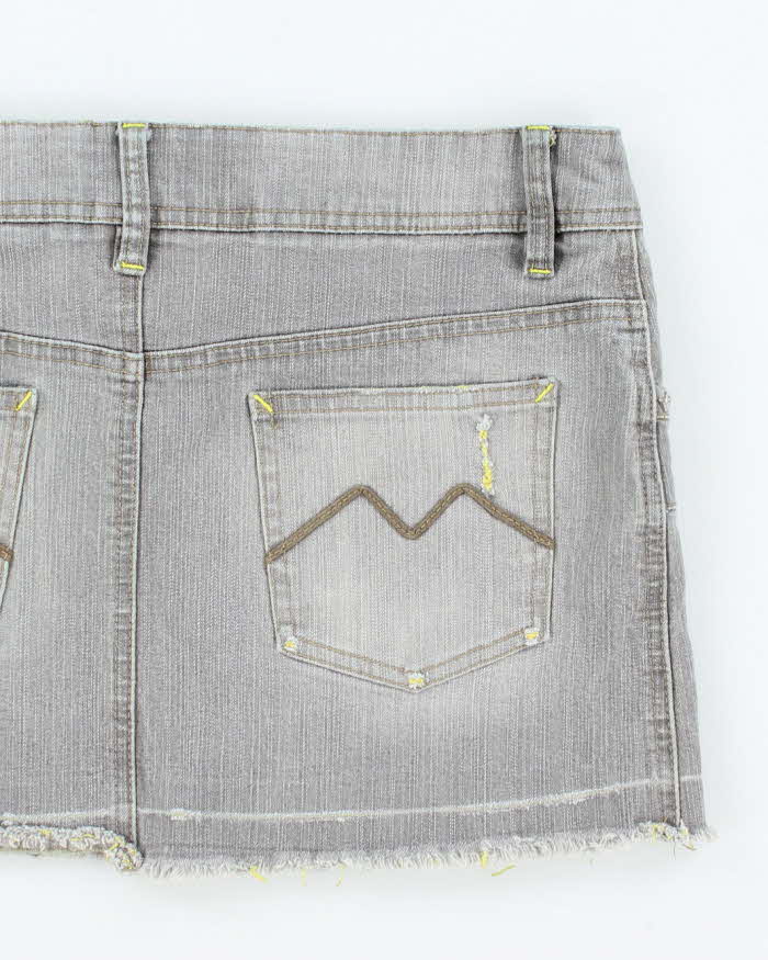 Vintage Y2k 00s Duchesse Denim Mini Skirt - S