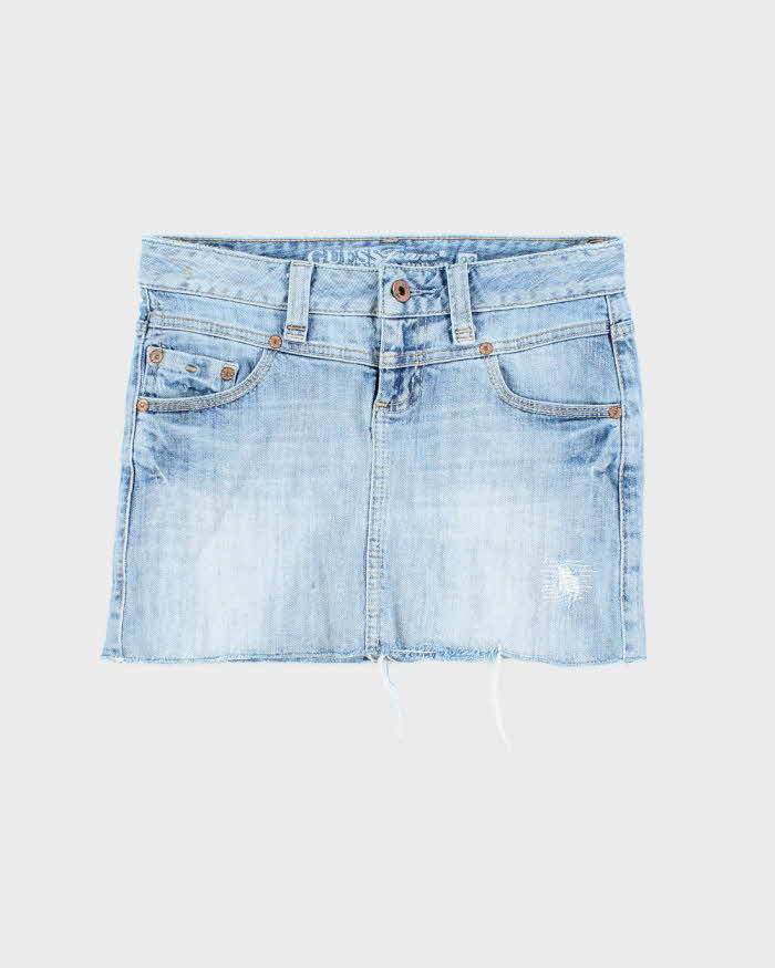 Vintage Y2k 00s Guess Denim Mini Skirt - XS