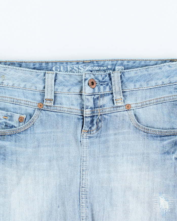 Vintage Y2k 00s Guess Denim Mini Skirt - XS