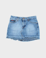 Vintage Y2k 00s Dish Denim Mini Skirt - XS