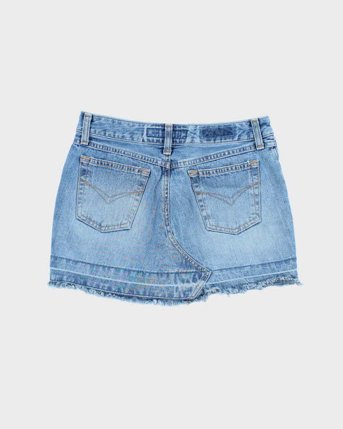 Vintage Y2k 00s Dish Denim Mini Skirt - XS
