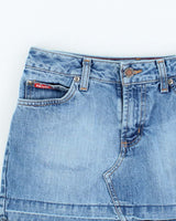 Vintage Y2k 00s Dish Denim Mini Skirt - XS