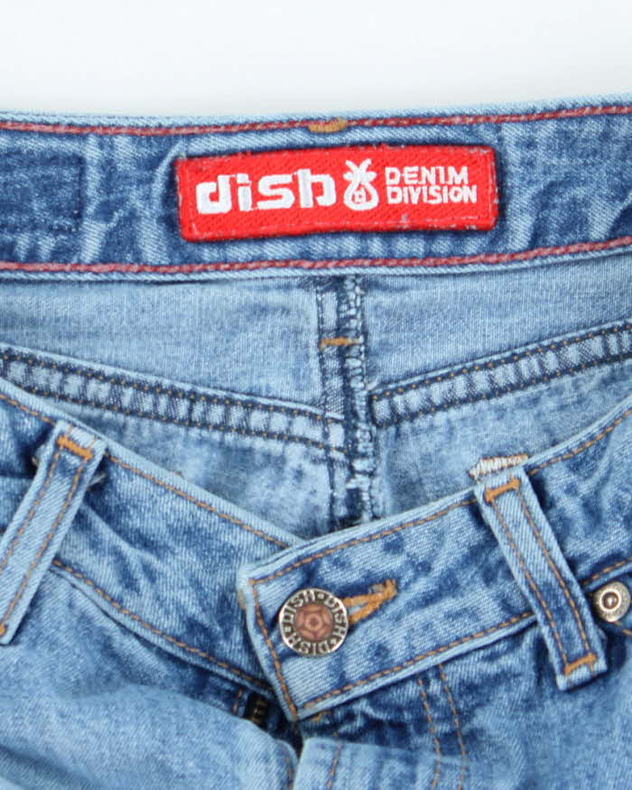 Vintage Y2k 00s Dish Denim Mini Skirt - XS