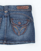 Vintage Y2k 00s Nissi Jeans Denim Mini Skirt - S
