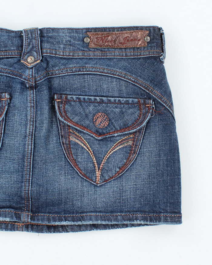 Vintage Y2k 00s Nissi Jeans Denim Mini Skirt - S
