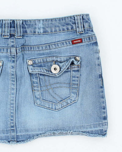 Vintage Y2k 00s Makes Of Everything Originals Denim Mini Skirt - S