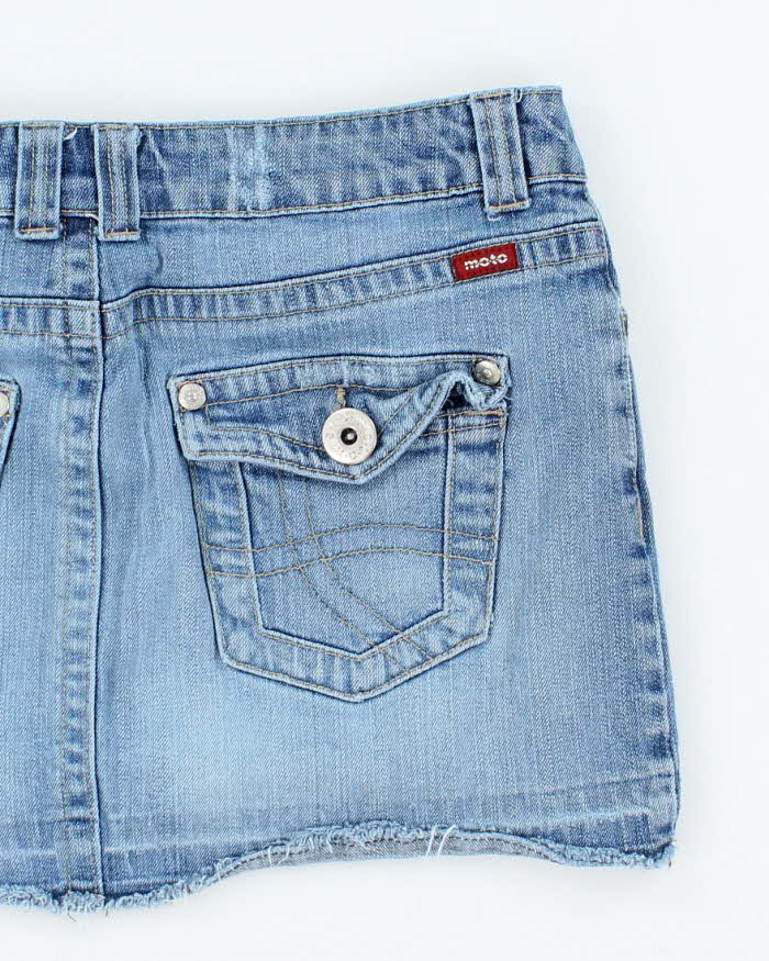 Vintage Y2k 00s Makes Of Everything Originals Denim Mini Skirt - S