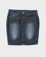 Vintage Y2k 00s Younique Denim Mini Skirt - S