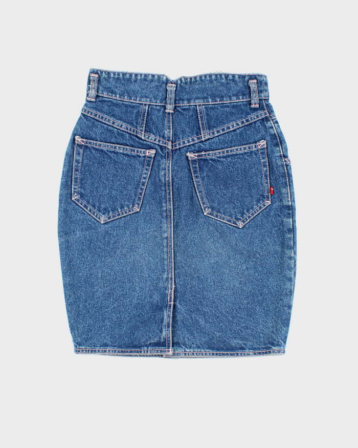 Vintage 90s Puma Denim Skirt - XS