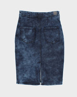 Vintage Y2K DKNY Heavyweight Zip Denim Skirt - M