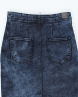 Vintage Y2K DKNY Heavyweight Zip Denim Skirt - M