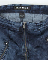 Vintage Y2K DKNY Heavyweight Zip Denim Skirt - M