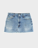 Vintage Y2K Levi's 505 Reworked Denim Skirt - L