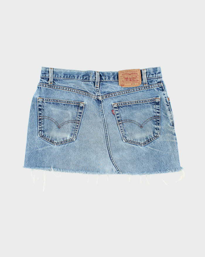 Vintage Y2K Levi's 505 Reworked Denim Skirt - L