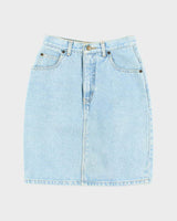 Vintage Y2K Guess Light Wash Denim Skirt - XS