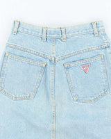 Vintage Y2K Guess Light Wash Denim Skirt - XS