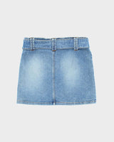 Vintage Y2K Nitro Stretch Belted Denim Mini Skirt - W30 L15