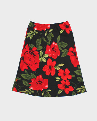 Vintage 90s Ricki's Floral Skirt - XS