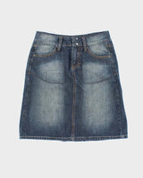 Vintage Y2k 00s Jacob Connexion Denim Skirt - XS