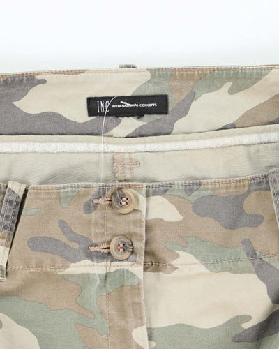 Vintage Y2k 00s International Concepts Camouflage Skirt - M