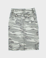 Vintage Y2k 00s Blu Camouflage Skirt - XS