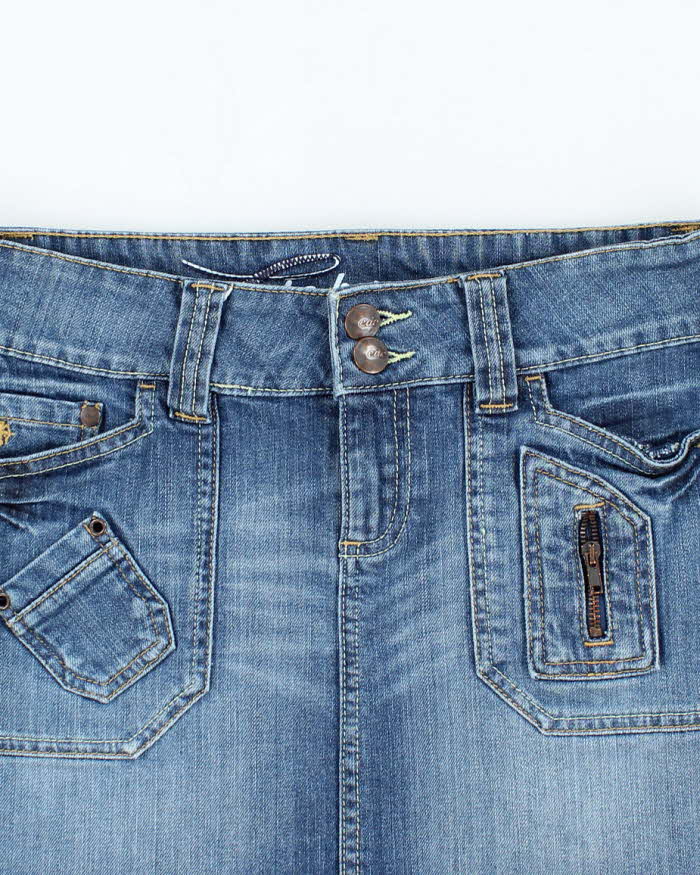 Vintage Y2k 00s Edc By Esprit Denim Mini Skirt - S