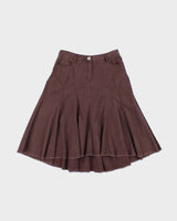 Vintage Y2k 00s Mossimo Brown Denim Skirt - S