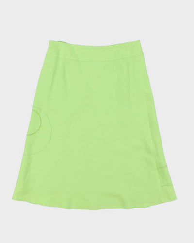 Vintage Y2k 00s Jessica Linen Blend Beaded Skirt - S