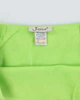 Vintage Y2k 00s Jessica Linen Blend Beaded Skirt - S