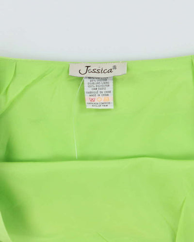 Vintage Y2k 00s Jessica Linen Blend Beaded Skirt - S