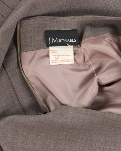 Vintage 90s J. Michaels Pleated Skirt - XS