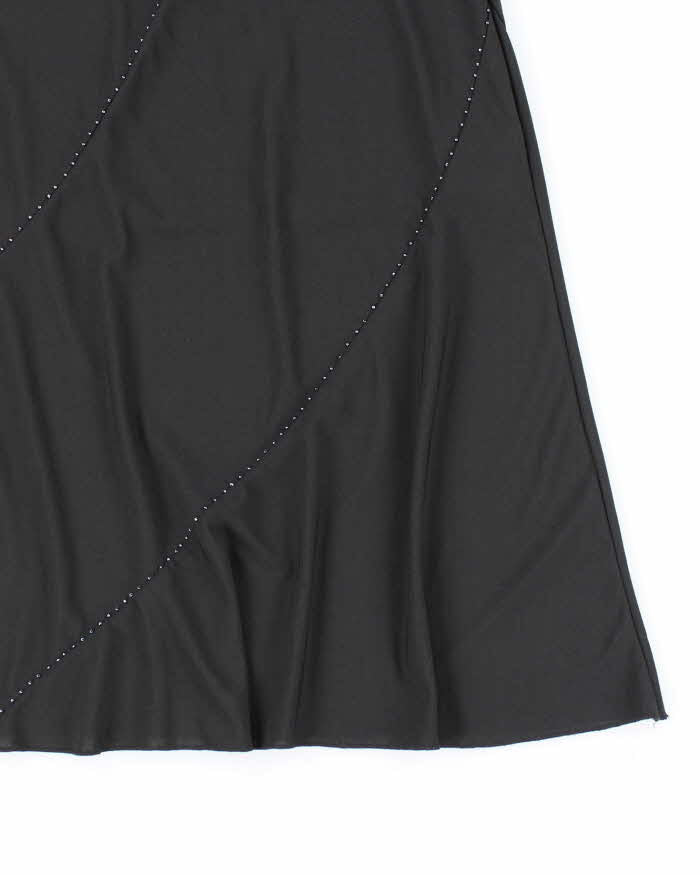 Vintage Y2k 00s XFS Beaded Slinky Skirt - S