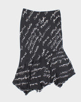Vintage 90s Della Spiga Handkerchief Hem Skirt - S