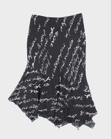 Vintage 90s Della Spiga Handkerchief Hem Skirt - S