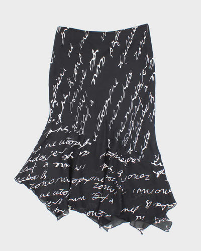 Vintage 90s Della Spiga Handkerchief Hem Skirt - S