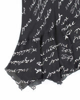 Vintage 90s Della Spiga Handkerchief Hem Skirt - S