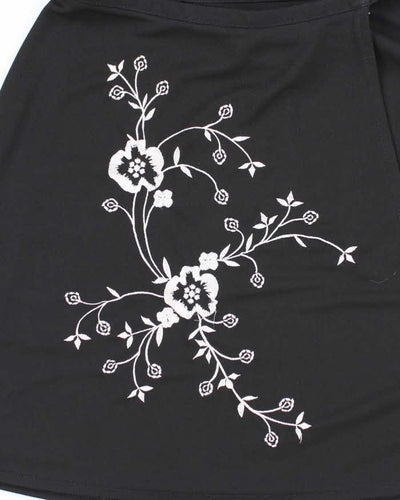 Vintage 90s Le Chateau Wrap Skirt - S