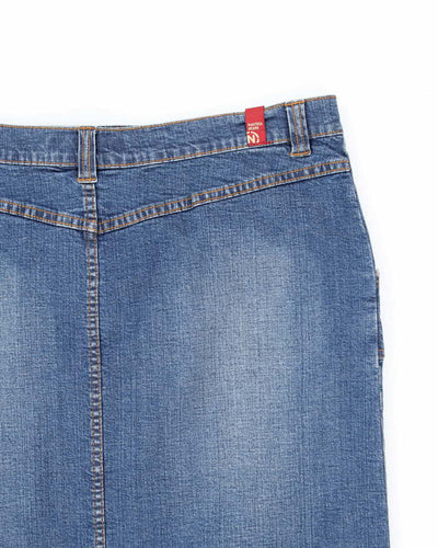 Vintage Y2k 00s Nautica Denim Skirt - L