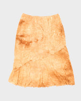 Vintage Y2k 00s Suzy Mesh Crinkle Skirt - S